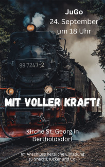 Schwere Dampflok in Fahrt